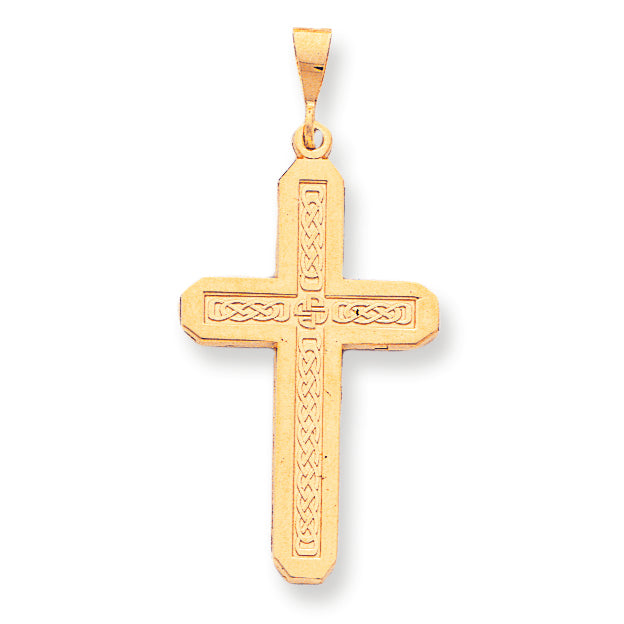 10K Gold Cross Charm