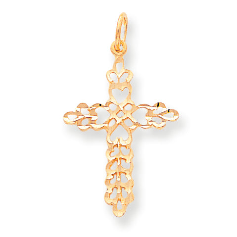 10K Gold CROSS CHARM