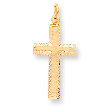 10K Gold Cross Charm