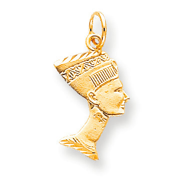 10K Gold EGYPTIAN HEAD CHARM