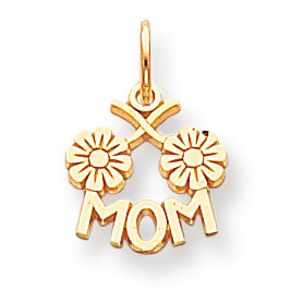 10K Gold MOM CHARM