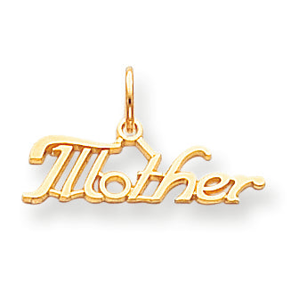 10K Gold Mother Charm