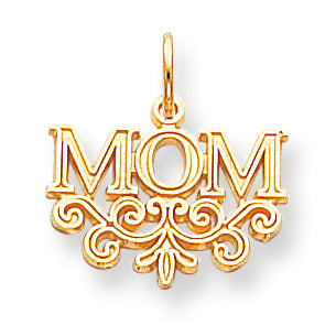 10K Gold MOM CHARM