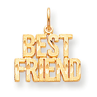 10K Gold BEST FRIEND CHARM