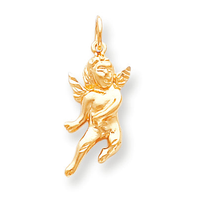 10K Gold Angel Charm