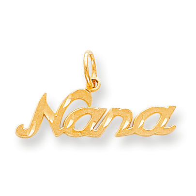 10K Gold Nana Charm