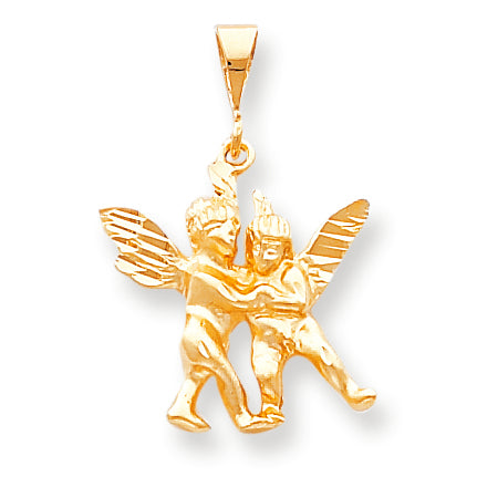 10K Gold Angel Charm