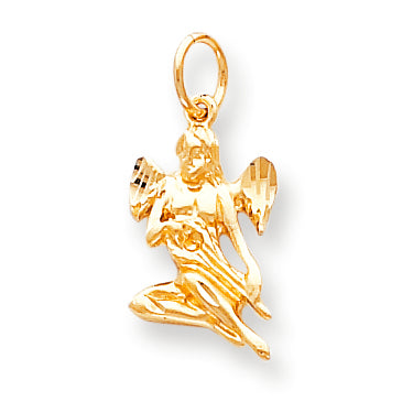 10K Gold Angel Charm