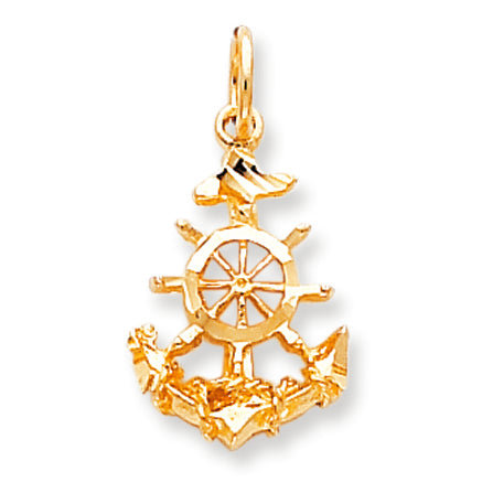 10K Gold ANCHOR CHARM