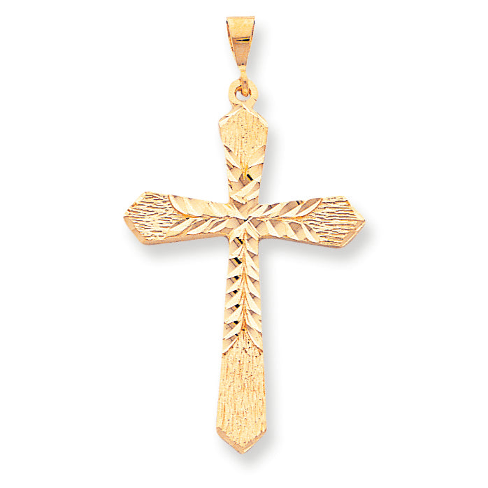 10K Gold Cross Charm