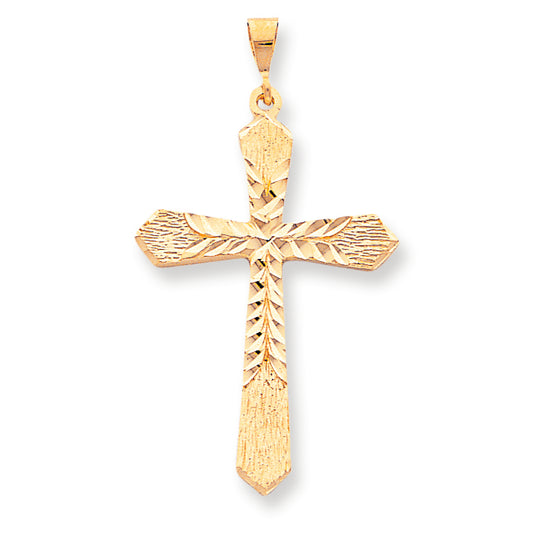 10K Gold Cross Charm