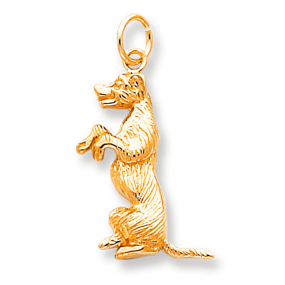 10K Gold DOG CHARM