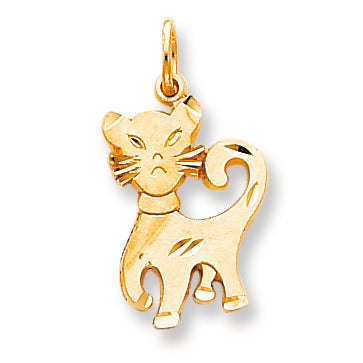10K Gold CAT CHARM