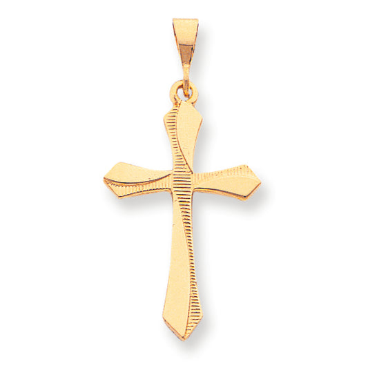 10K Gold Cross Charm