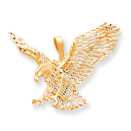 10K Gold LARGE EAGLE CHARM