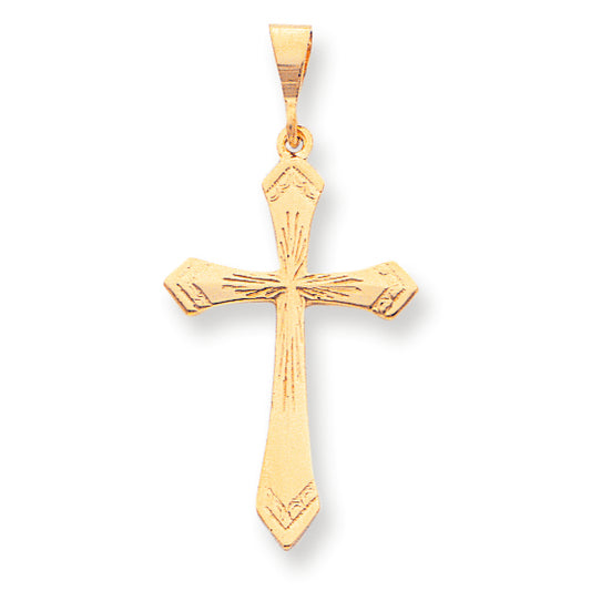 10K Gold Cross Charm