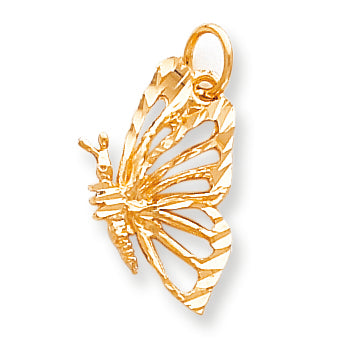 10K Gold BUTTERFLY CHARM