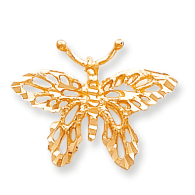 10K Gold BUTTERFLY CHARM