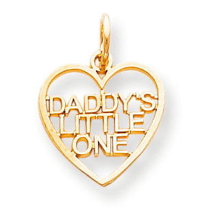 10K Gold DADDY'S LITTLE ONE CHARM