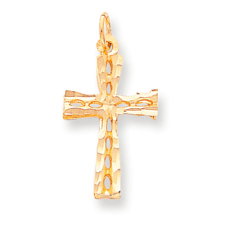 10K Gold Cross Charm