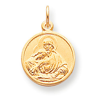 10K Gold Solid Holy Communion Charm