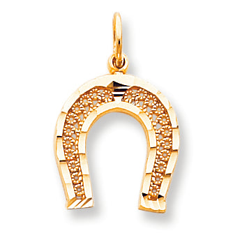 10K Gold HORSESHOE CHARM