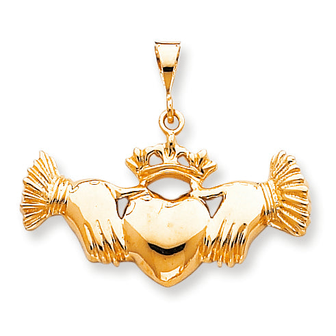 10K Gold Claddagh CHARM