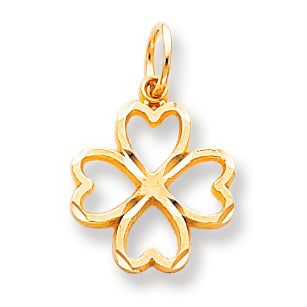 10K Gold SHAMROCK CHARM