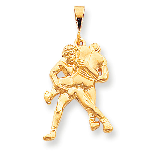 10K Gold WRESTLING CHARM