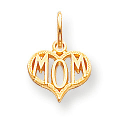 10K Gold MOM CHARM