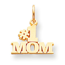 10K Gold MOM CHARM