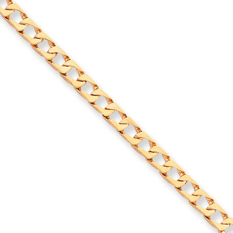 10K Gold Fancy Link Bracelet 8 Inches