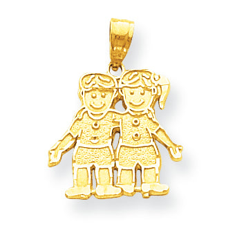 10K Gold Boy & Girl Charm