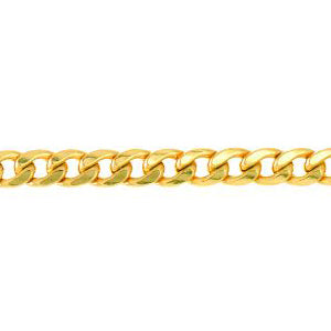 10K Solid Yellow Gold Miami Cuban Lite Bracelet 5.4mm thick 8.5 Inches