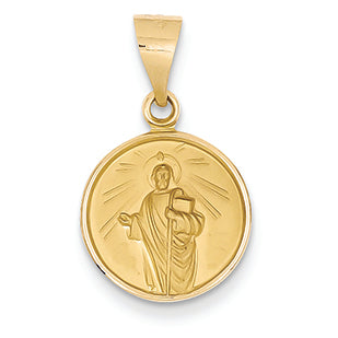 18k Saint Jude Medal Pendant
