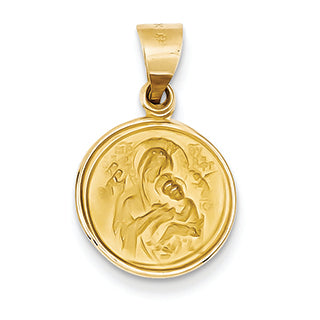 18k Our Lady of Perpetual Help Medal Pendant