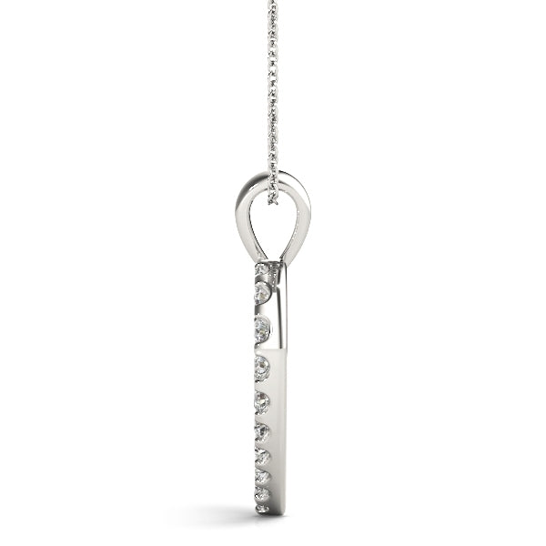 Diamond Heart Pendant in 14k White Gold (0.30 ct. tw.)