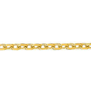 14K Solid Yellow Gold Cable Link Chain 1.9mm thick 16 Inches