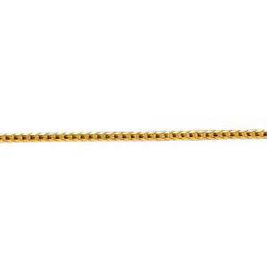 14K Solid Yellow Gold Franco Chain 1.4mm thick 16 Inches