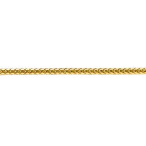 14K Solid Yellow Gold Franco Chain 1.8mm thick 20 Inches