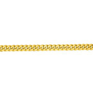 14K Solid Yellow Gold Gourmette Chain 1.5mm thick 24 Inches