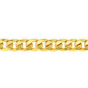 14K Solid Yellow Gold Miami Cuban Lite Bracelet 6.7mm thick 8.5 Inches