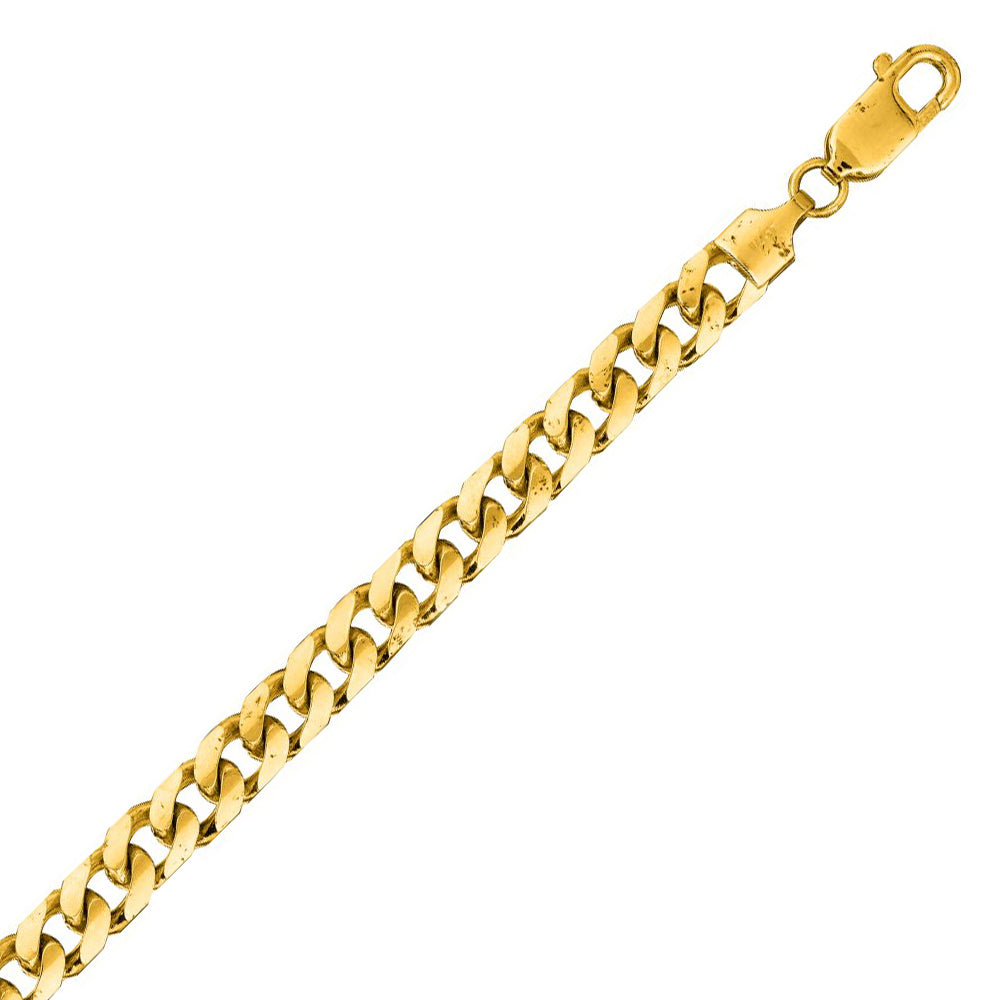 14K Solid Yellow Gold Miami Cuban Link 5.8mm thick 24 Inches