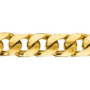 14K Solid Yellow Gold Miami Cuban Link 5.8mm thick 22 Inches