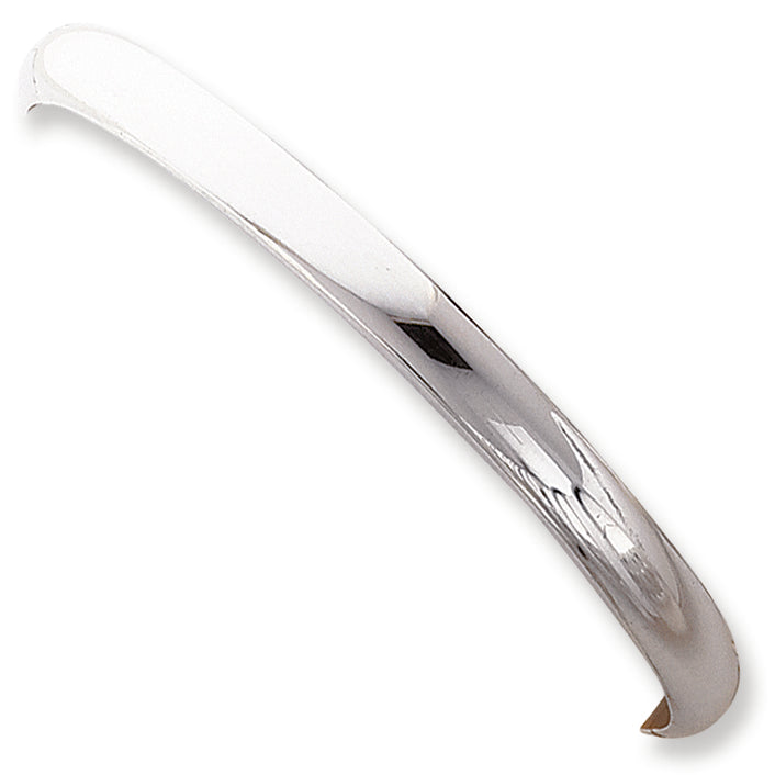 Sterling Silver 7mm Fancy Hinged Bangle Bracelet