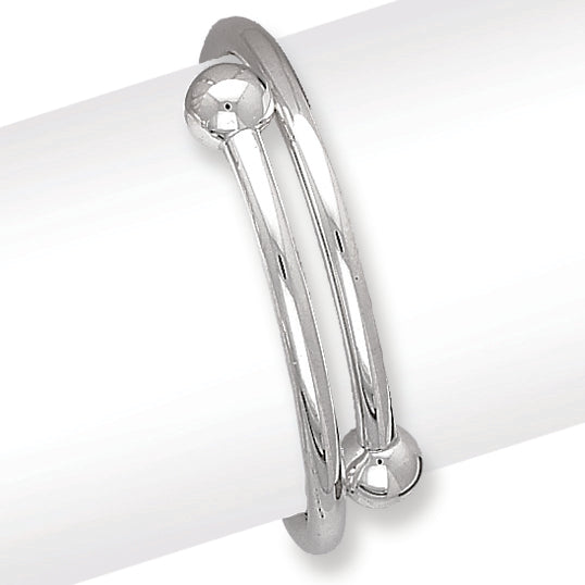 Sterling Silver Baby Bangle Bracelet