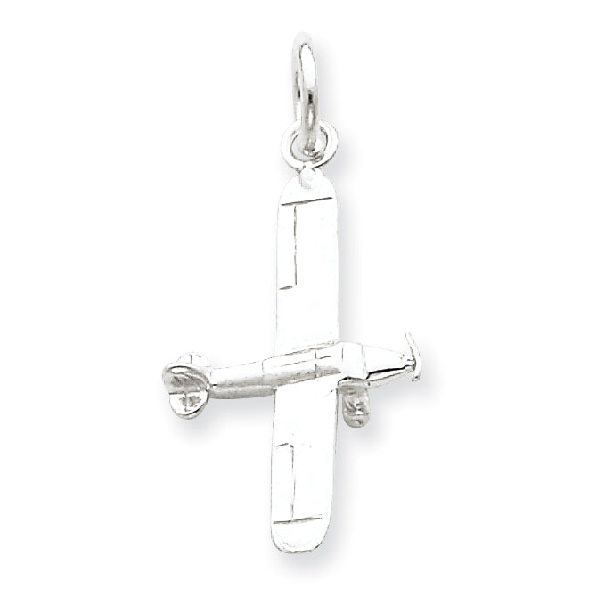 Sterling Silver Airplane Charm