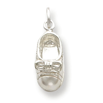 Sterling Silver Baby Shoe Charm