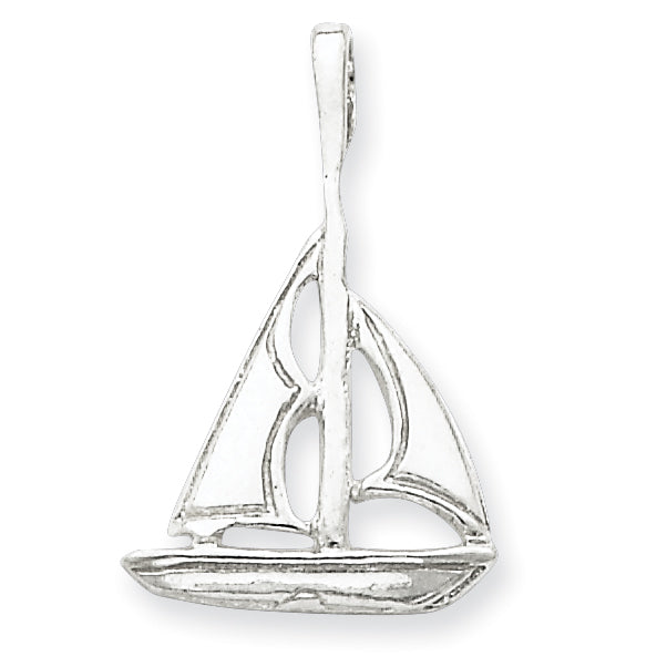 Sterling Silver Sailboat Charm