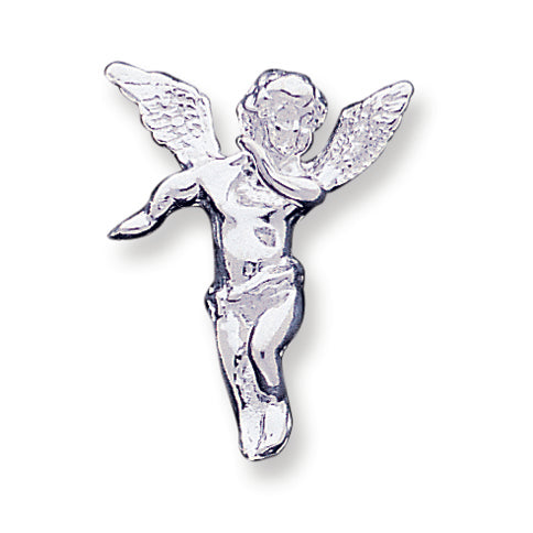 Sterling Silver Guardian Angel Pendant